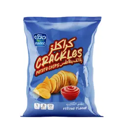 Nadec Crackles Potato Chips Ketchup Flavour 155 Gm