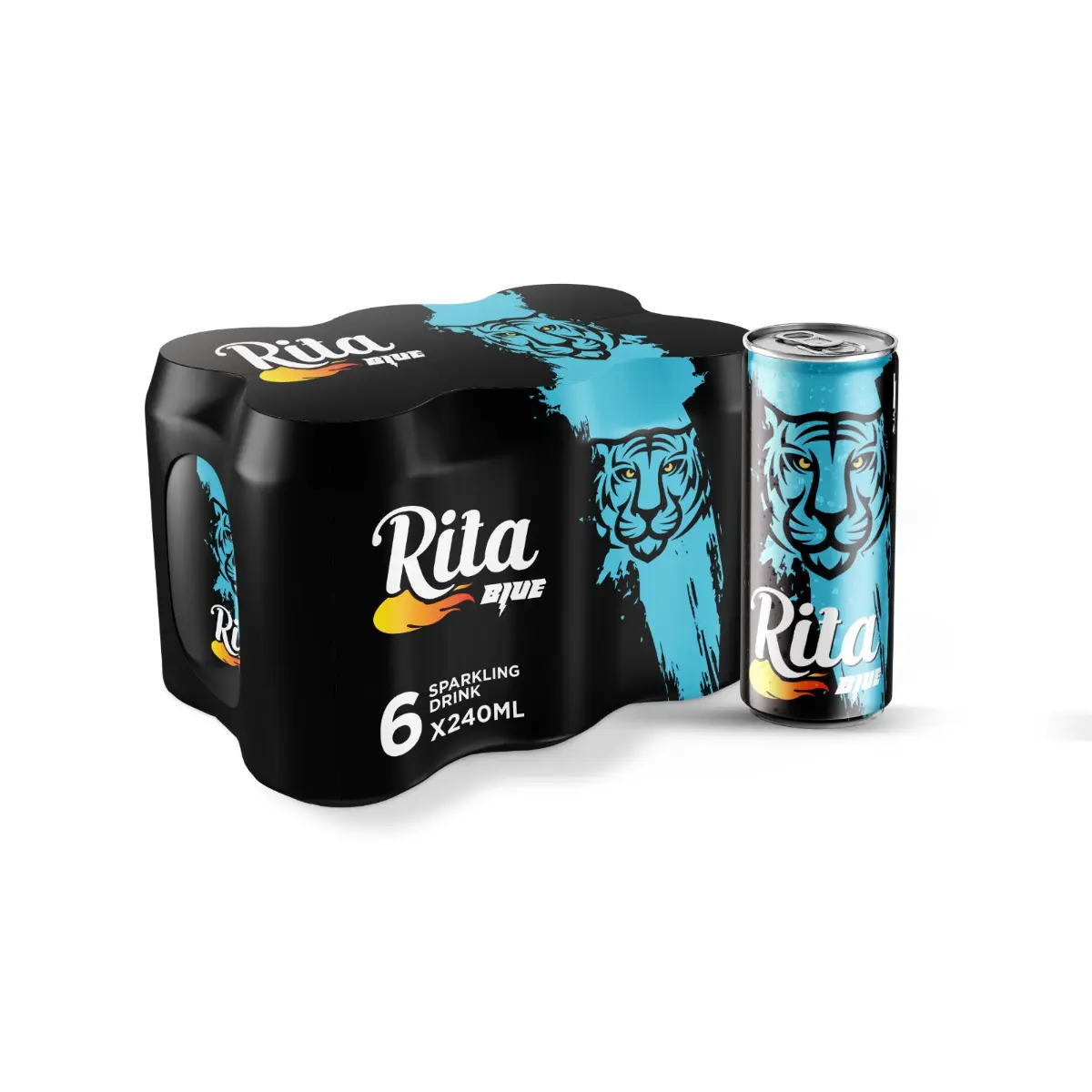  Rita Blue Soft Drink 6 pcs 240 ml - view 2