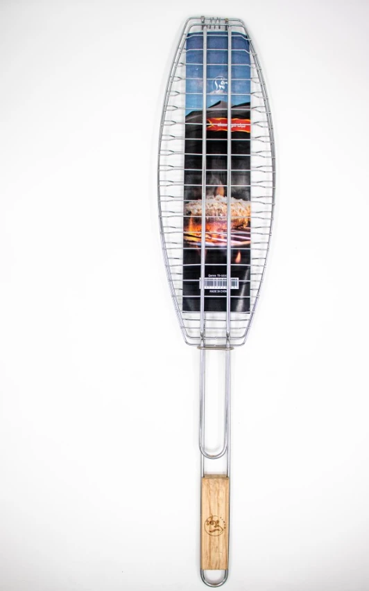 Qamra Grilled Fish Grill with Wooden Handle