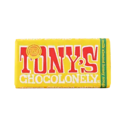 Tony's Chocolonely 32% Milk Chocolate and Nougat 180 gm