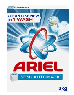Ariel Laundry Detergent PowderSemi-Automatic Original 3 Kg