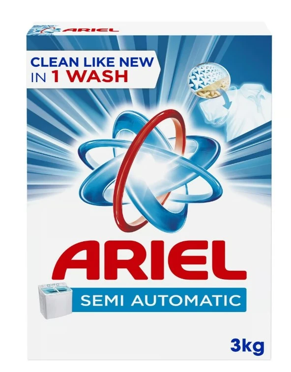 Ariel Laundry Detergent PowderSemi-Automatic Original 3 Kg