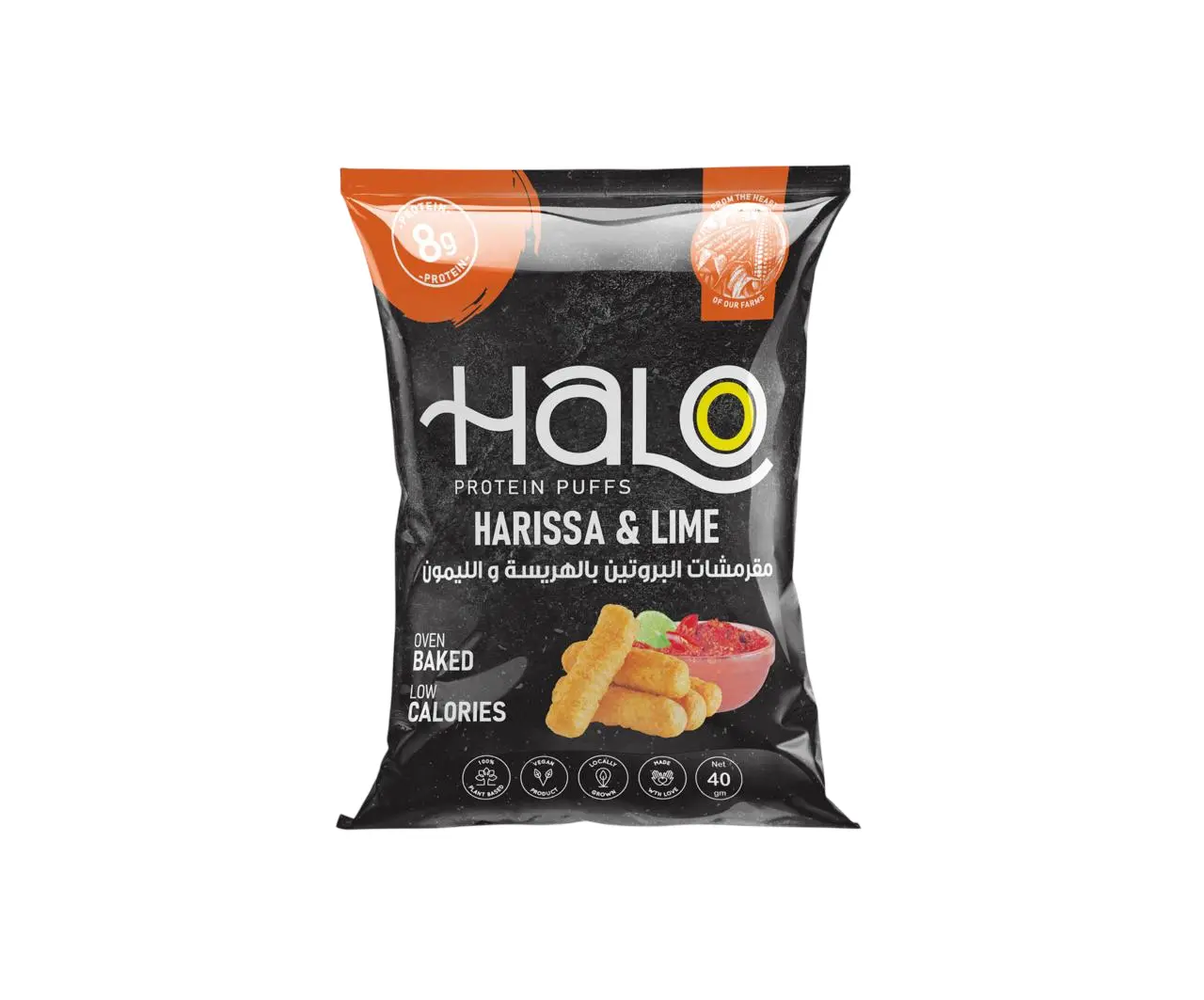 Halo Protein Puffs Harissa And Lime 40 gm - view 1