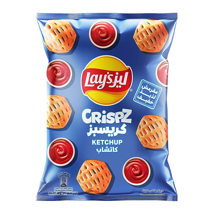 Lay's Potato Chips Crispz Ketchup 90 gm 