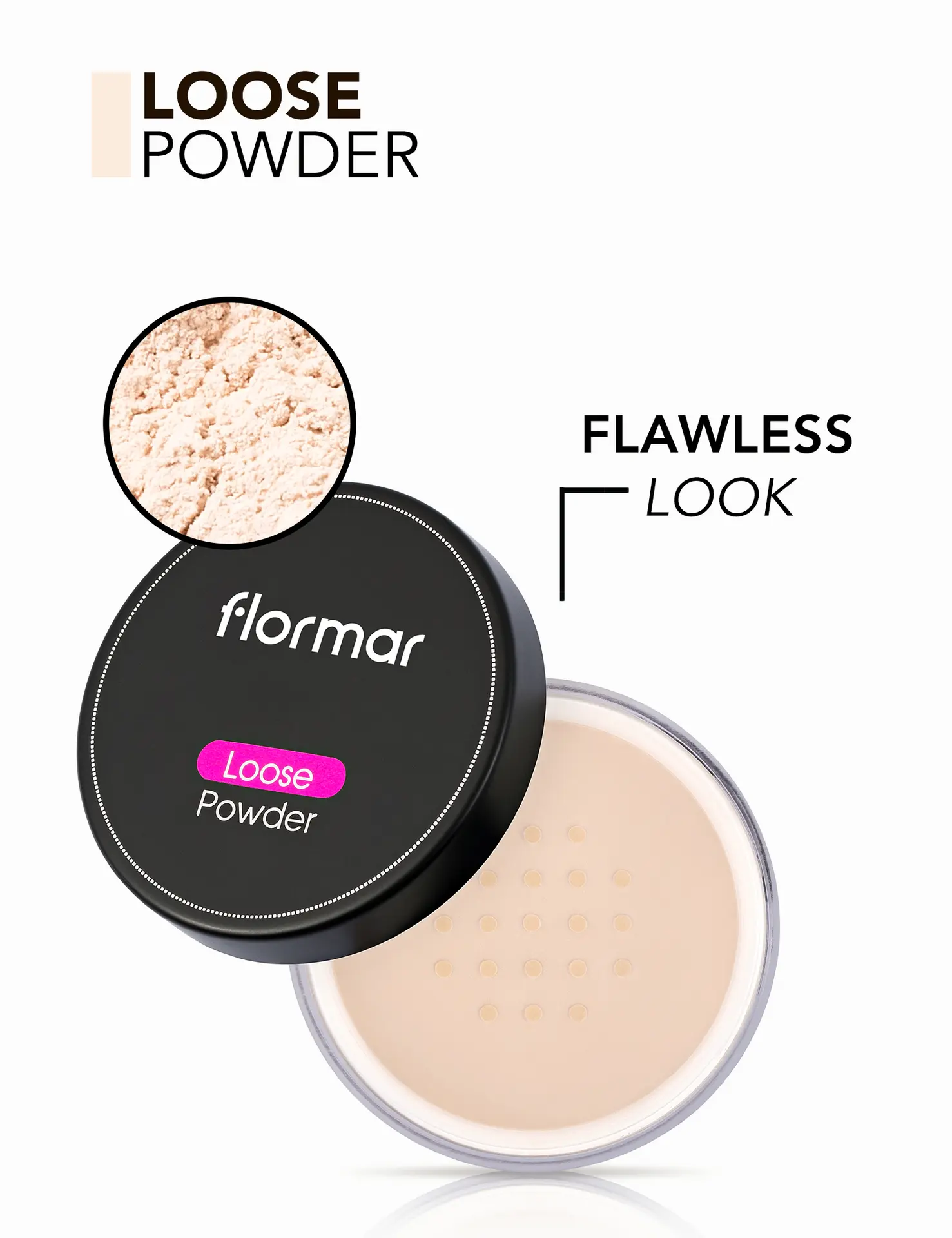 Flormar Loose Powder 002 Light Sand - view 6