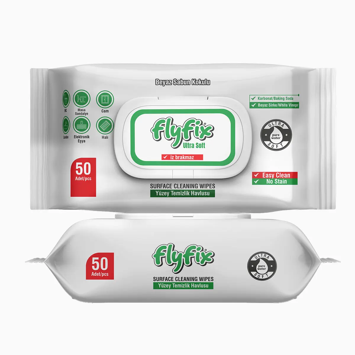 Flyfix Surface Cleaning Wips 50 pcs - view 2