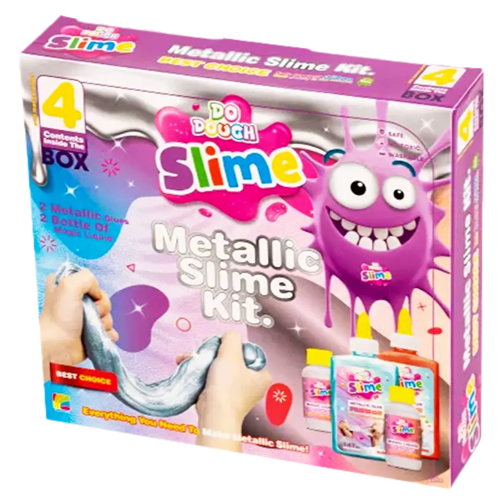 Do Dough Metallic Slime Glue Kit 4 pcs - view 1