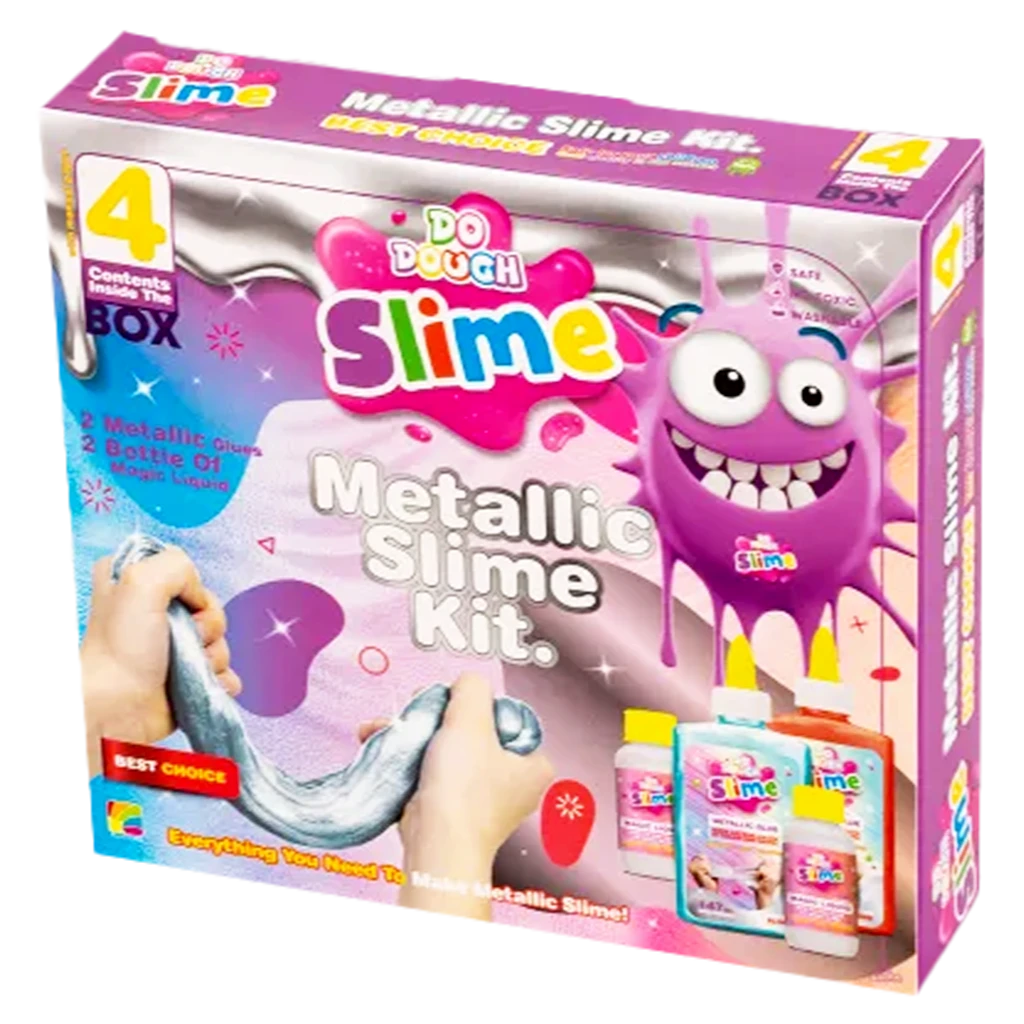 Do Dough Metallic Slime Glue Kit 4 pcs