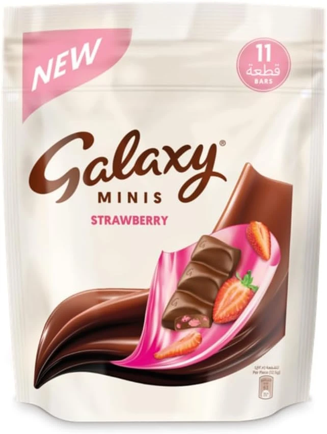 Galaxy Strawberry Mini 11 pcs 137.5 gm
