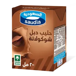 السعودية حليب دبل شوكولاتة 200 مل