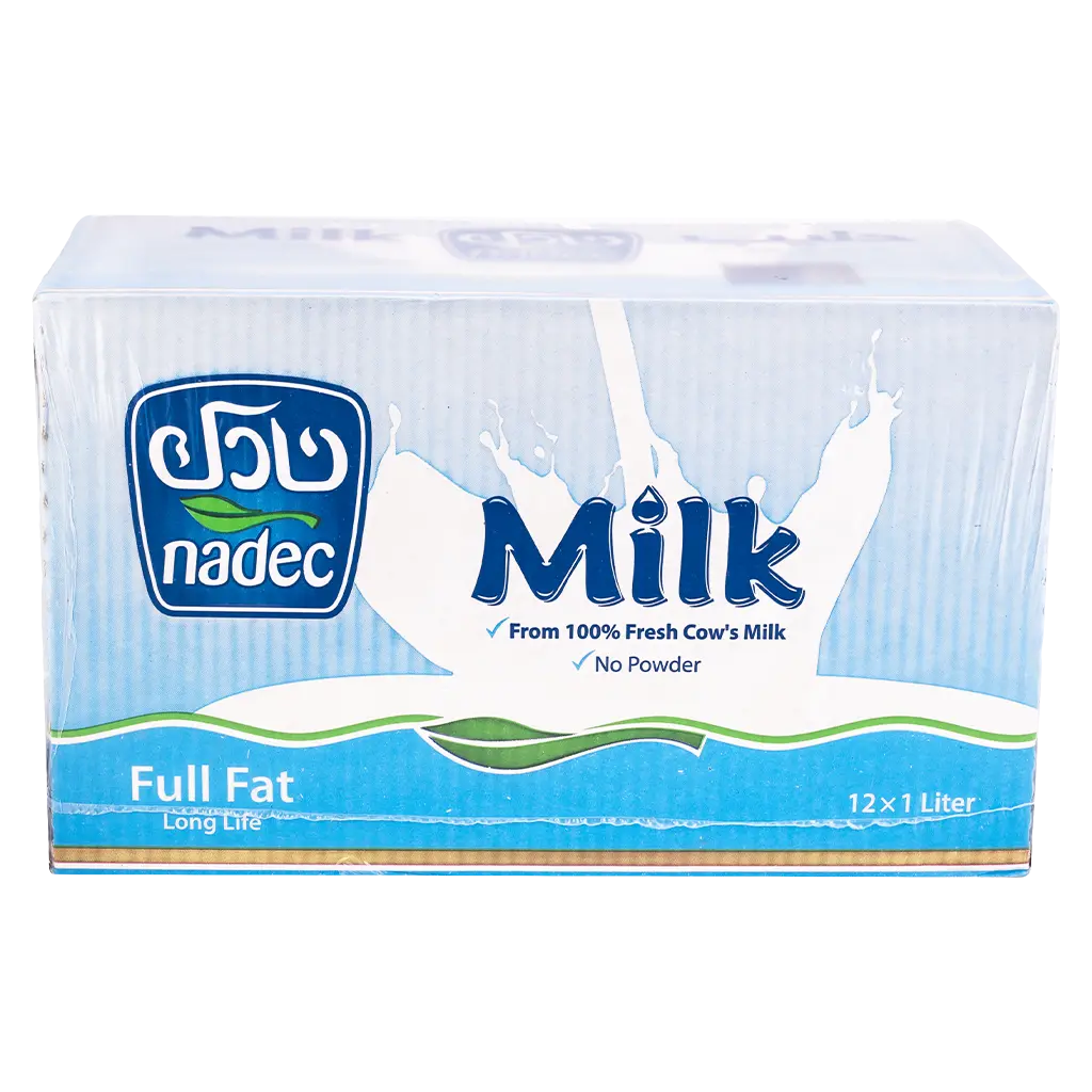 Nadec Full Fat Milk 12 pcs 1 L - view 3