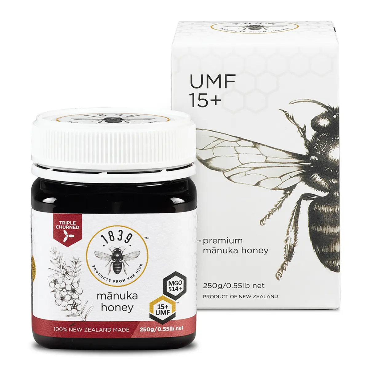 1839 Manuka Honey Premium Umf 15+ Mgo 514+ 250 gm - view 6