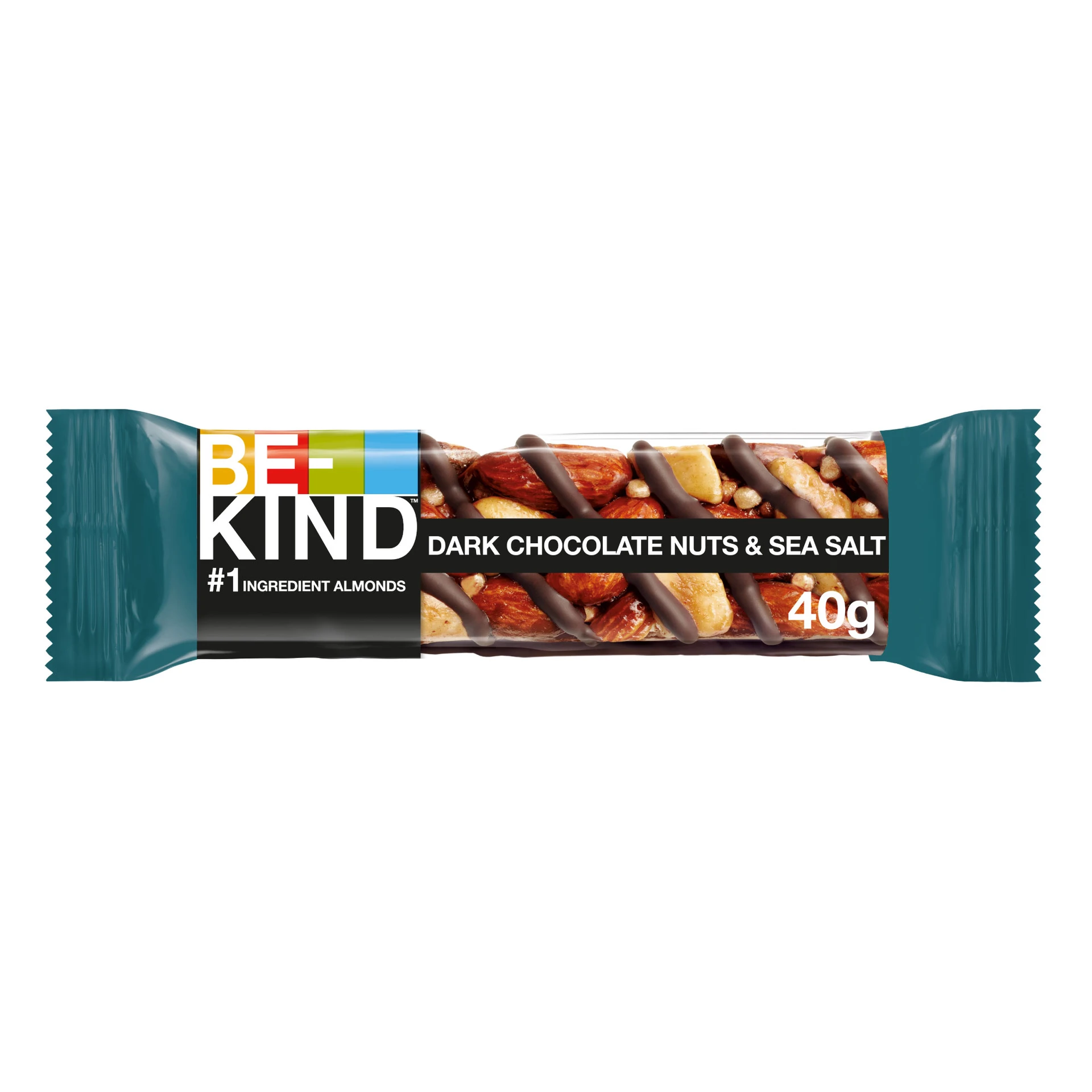 Be Kind Dark Chocolate Nuts & Seasalt Bar 40 gm
