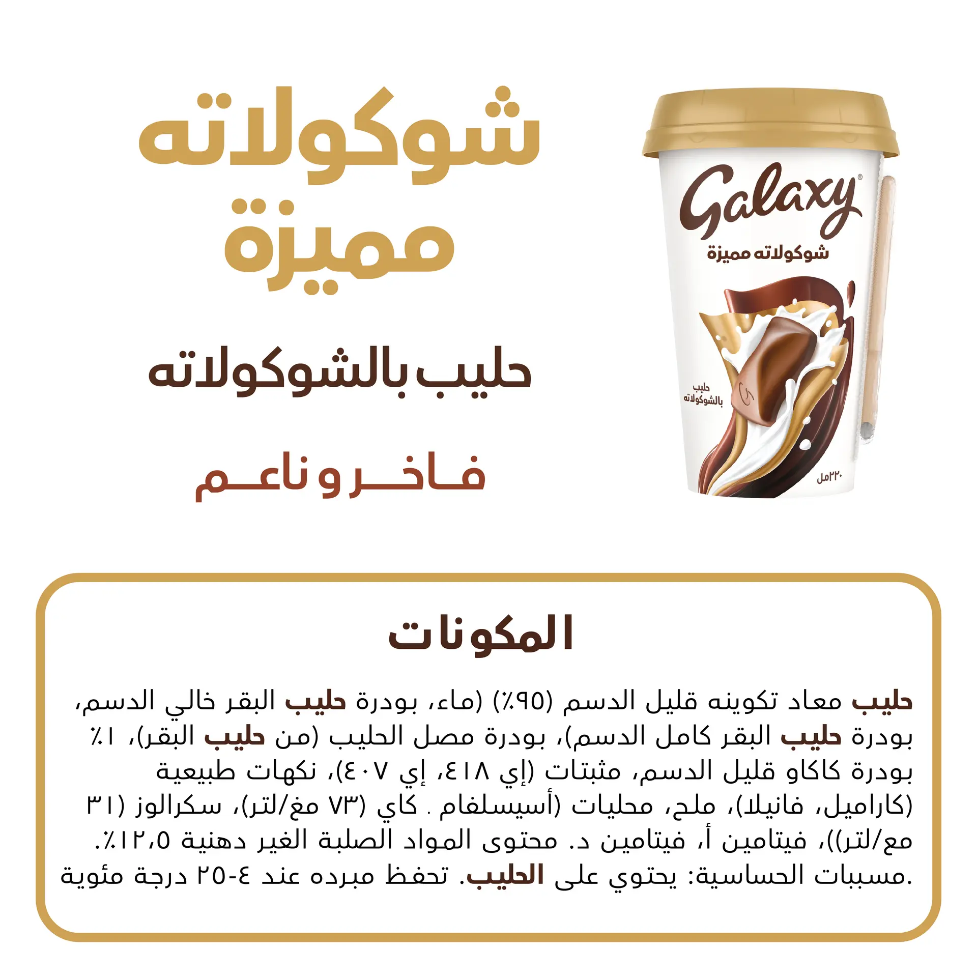 Galaxy Signature Chocolate Drink 220 ml - view 2