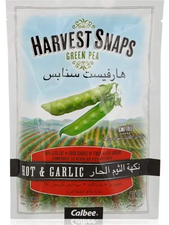 Harvest Snap Hot & Garlic 93 gm - view 1