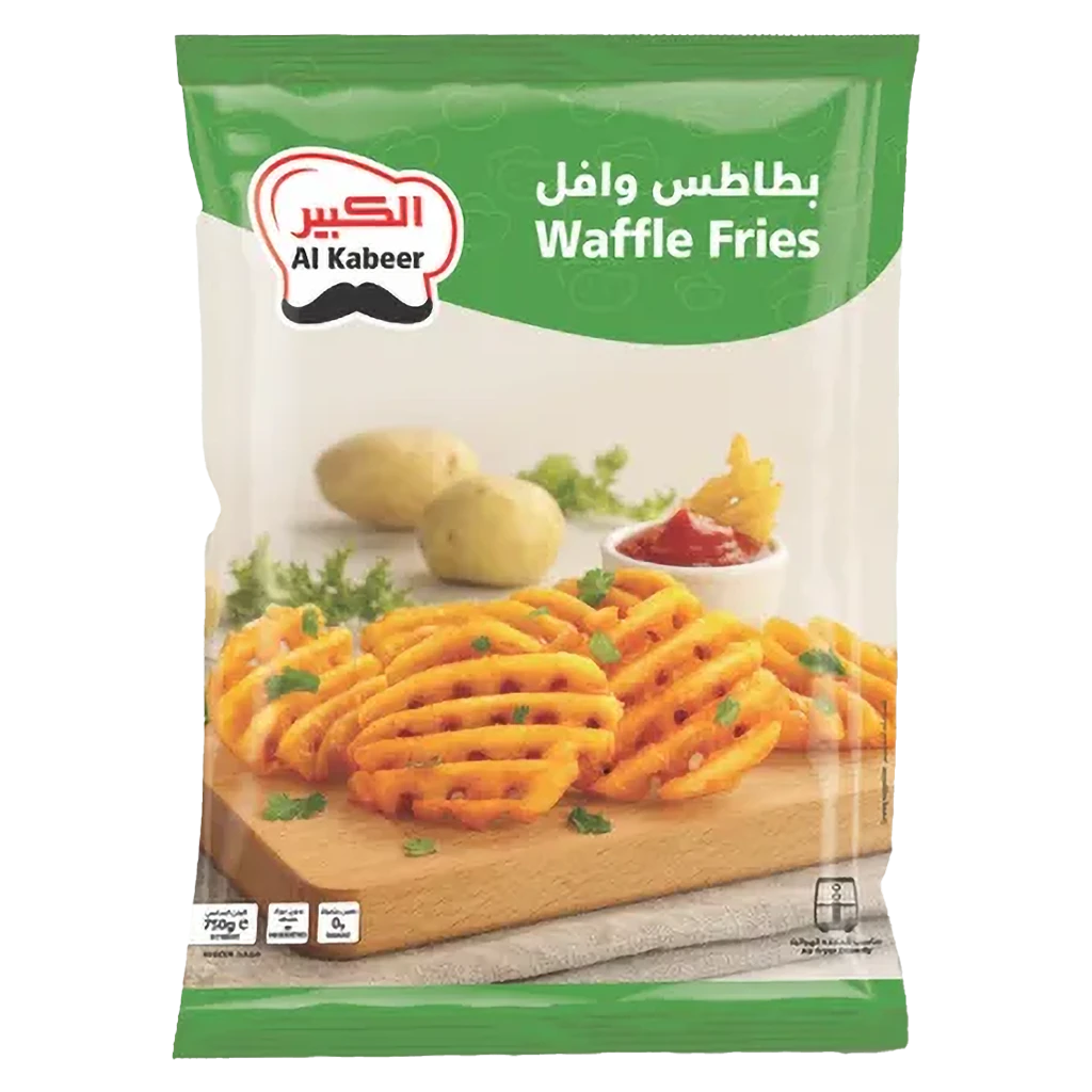 AL kabeer waffle fries 750 gm 