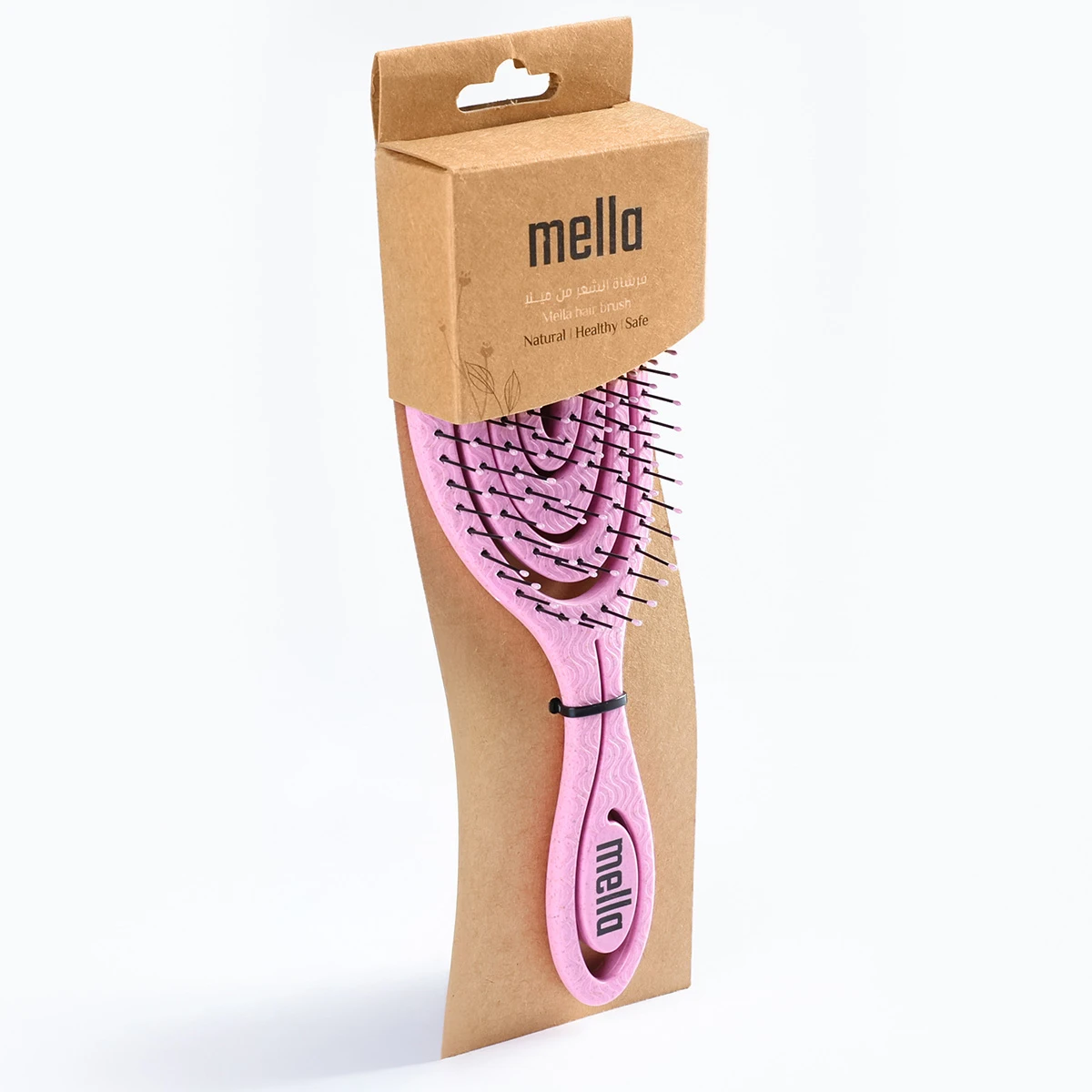  Mella Oval Shape Hair Brush Version PB04 Pink