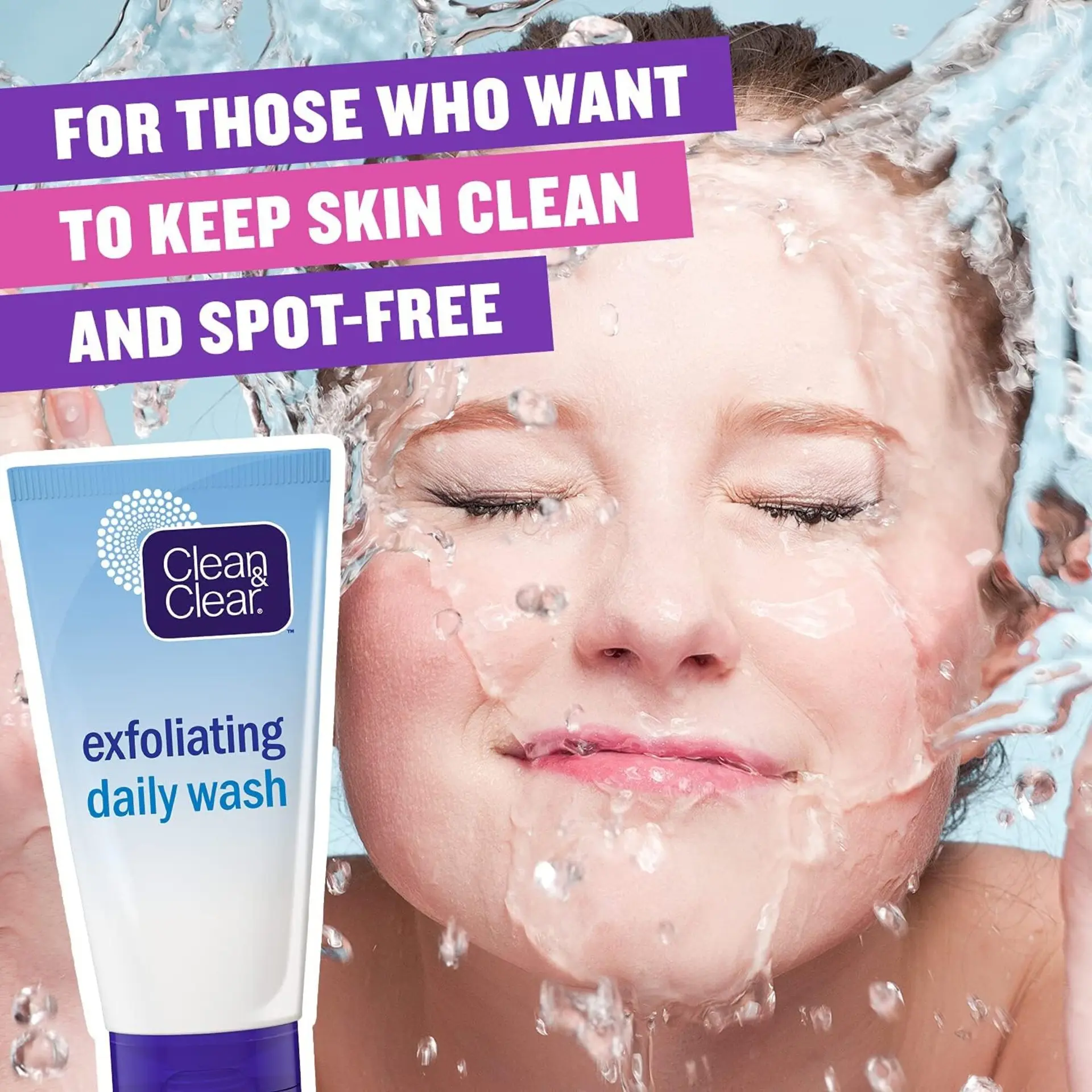 Clean & Clear Face Wash Exfoliating Daily 150 ml - view 5