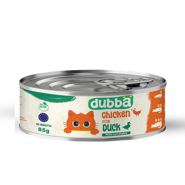 Dubba Cat Wet Food Chicken With Duck In Broth 85 gm
