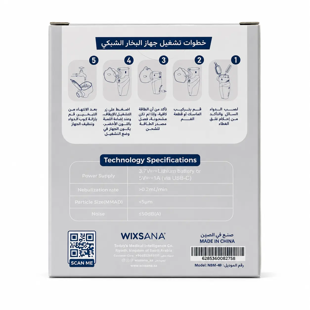 Wixsana Mesh Nebulizer - view 2