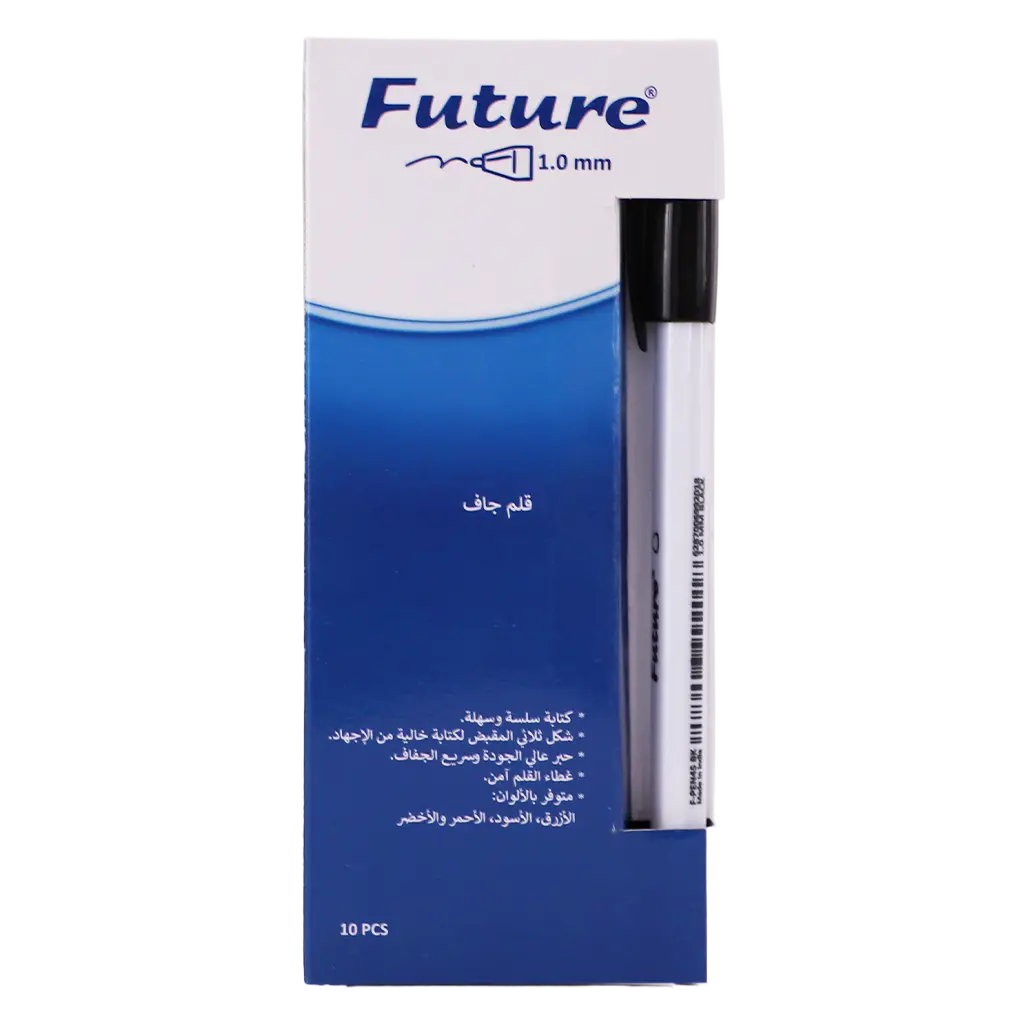 Future  Ball Point Pen Box Of 10 Pens Black - view 2
