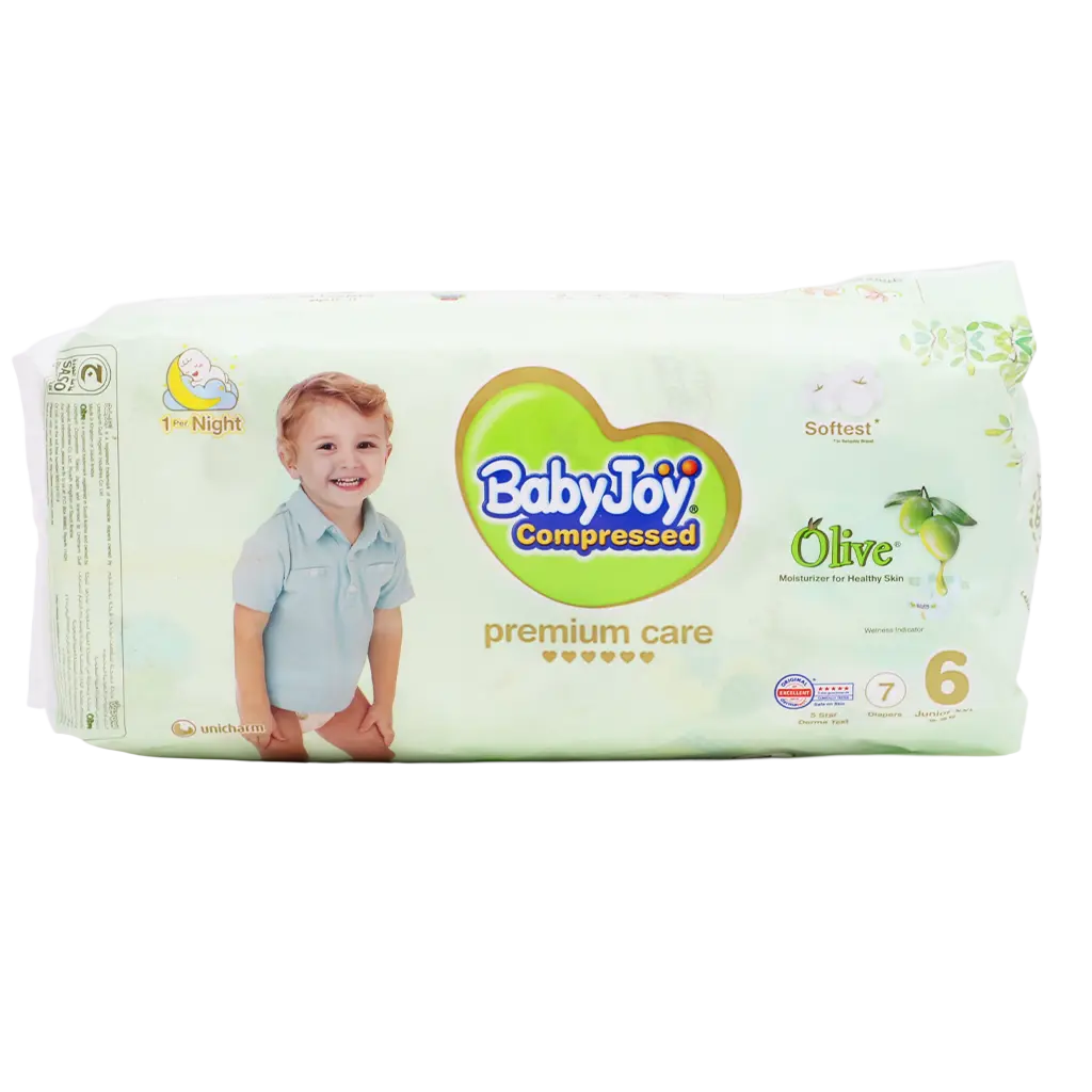 Baby Joy Olive Oil Saving Tape Diaper Size 6 Pack 7 Pcs - view 3