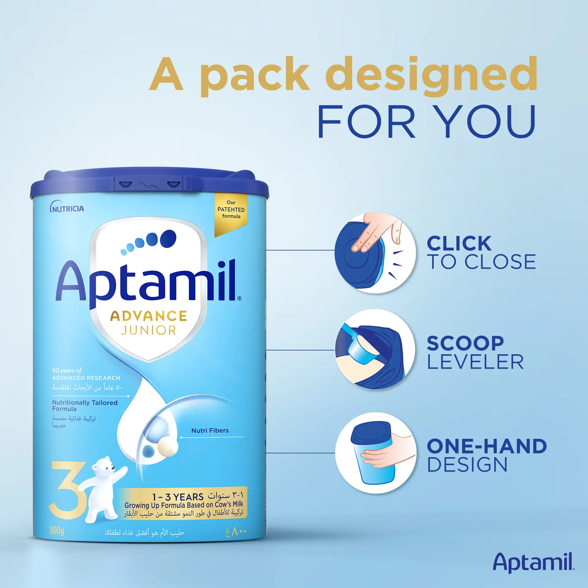 Aptamil Infant Milk (3) 800g - view 7