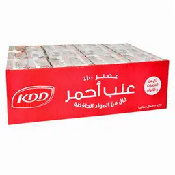 Kdd Red Grape Juice 24 pcs 250 ml
