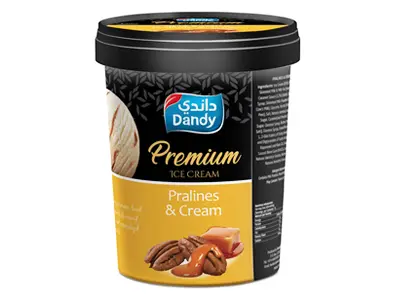Dandy Premium Paralines & Cream Ice Cream 1L - view 1