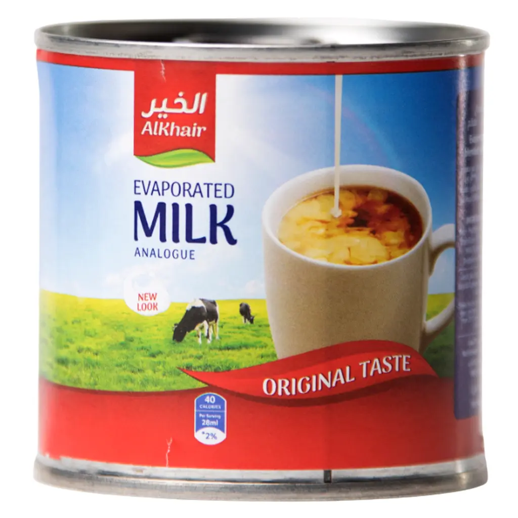 Alkhair Analogue Evaporated Milk 170 gm  - view 2