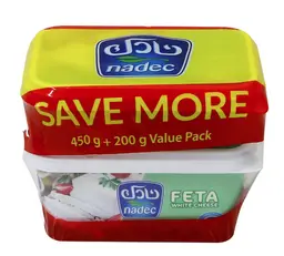 Nadec Feta Cheese 450Gm+200Gm