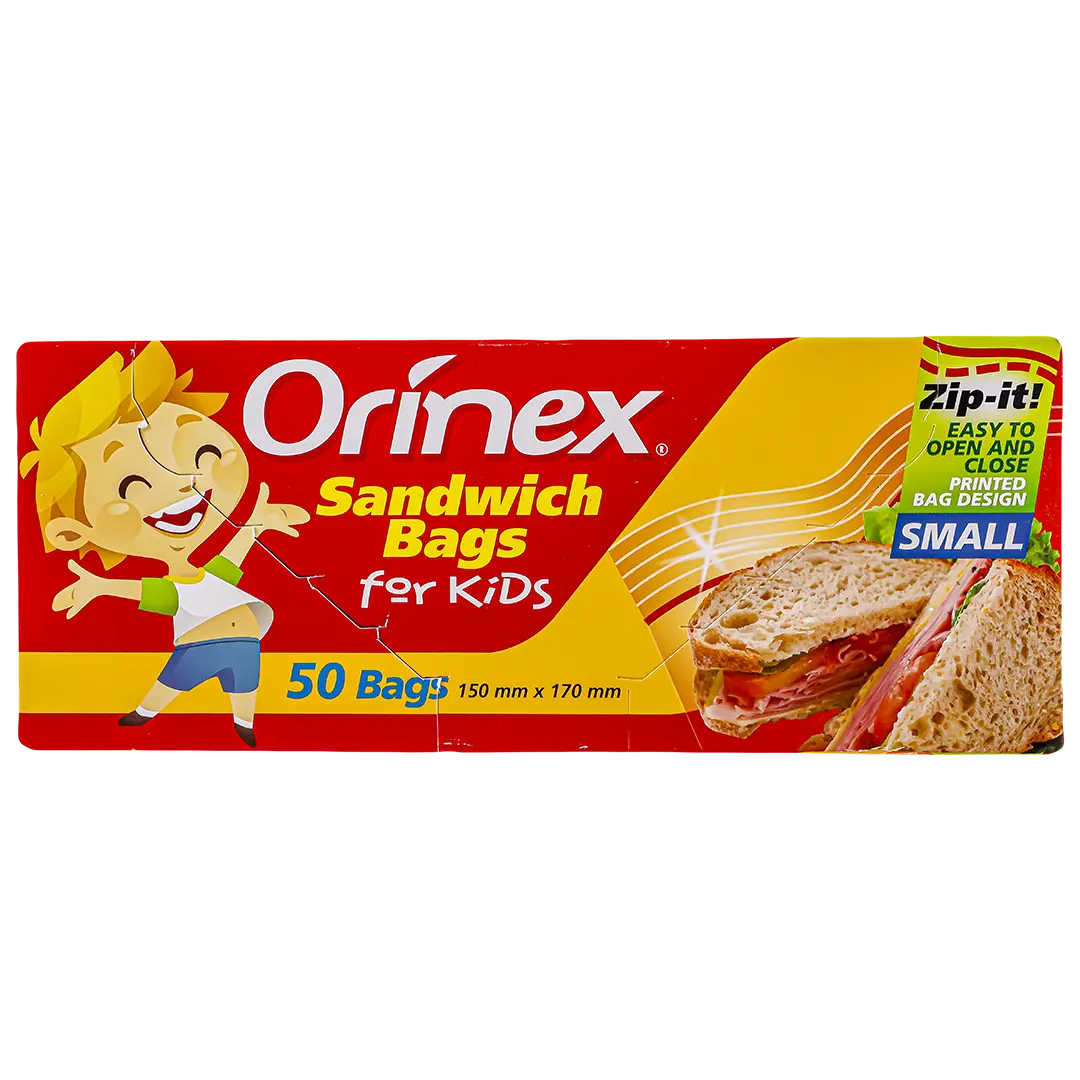 Orinex Sandwich Bags For Kids small size 50 pcs - view 2