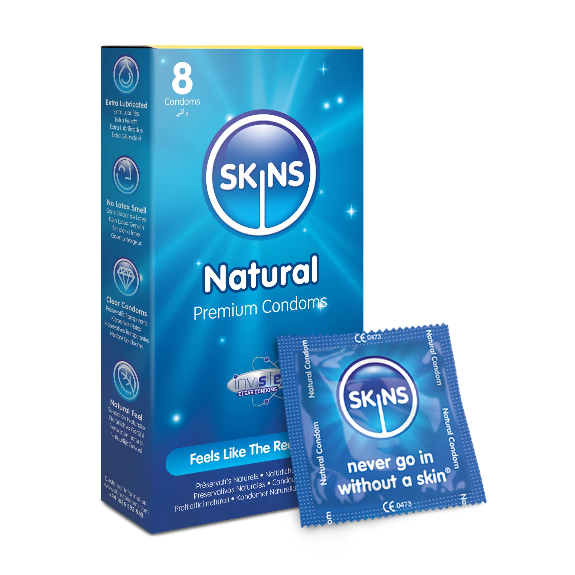 Skins Condom Natural 8 Pack