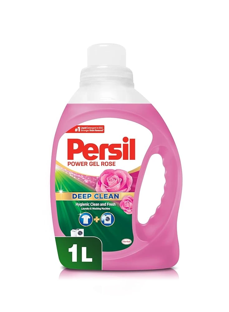 Persil Power Gel Laundry Detergent Rose 1 Ltr