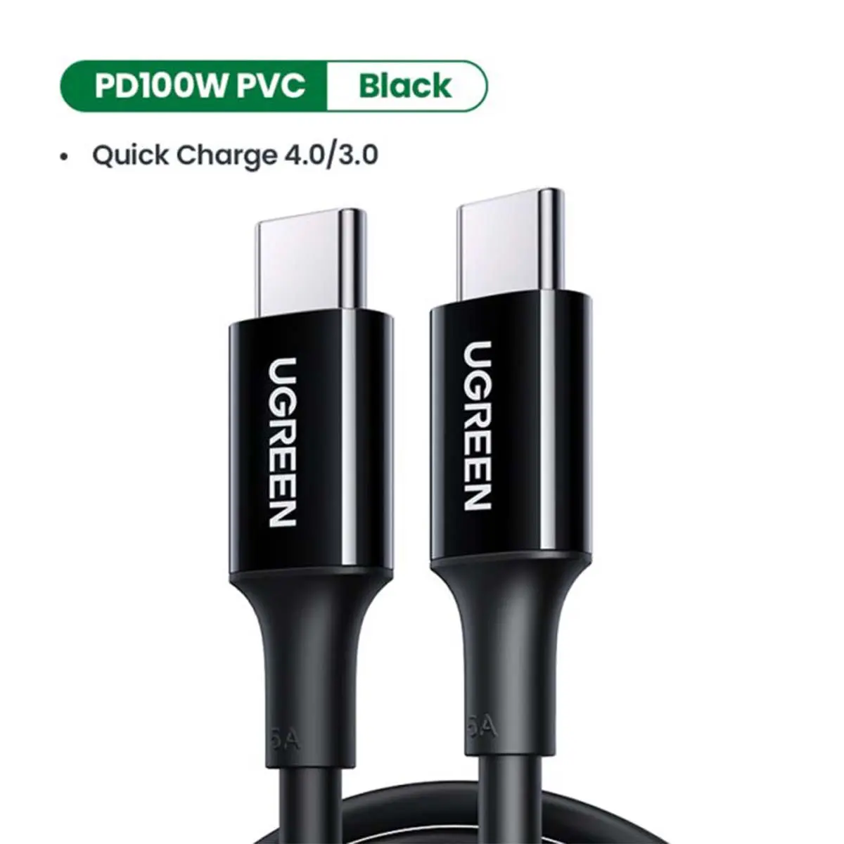 Ugreen Charging Cable USB C To USB C 100 W 1 m Black - view 5