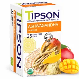 Tipson  Ashwaghanda Mango Organic Herbal 25 Tea Bag
