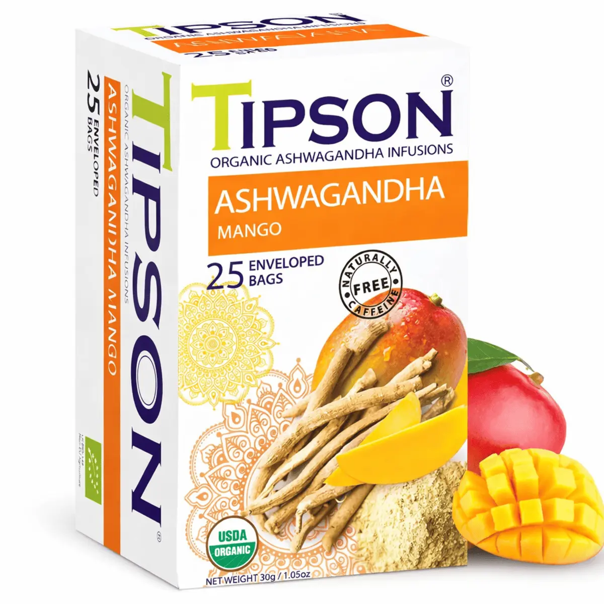 Tipson  Ashwaghanda Mango Organic Herbal 25 Tea Bag - view 1