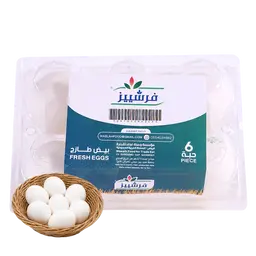 فرشييز بيض كبير 6 حبات
