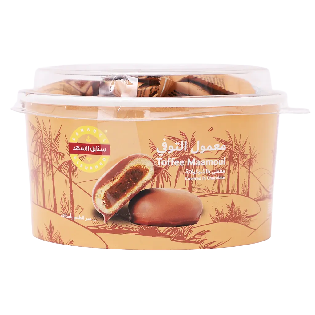 Sanabel Al Shahed Maamoul Toffee Coated Chocolate 400 gm - view 1