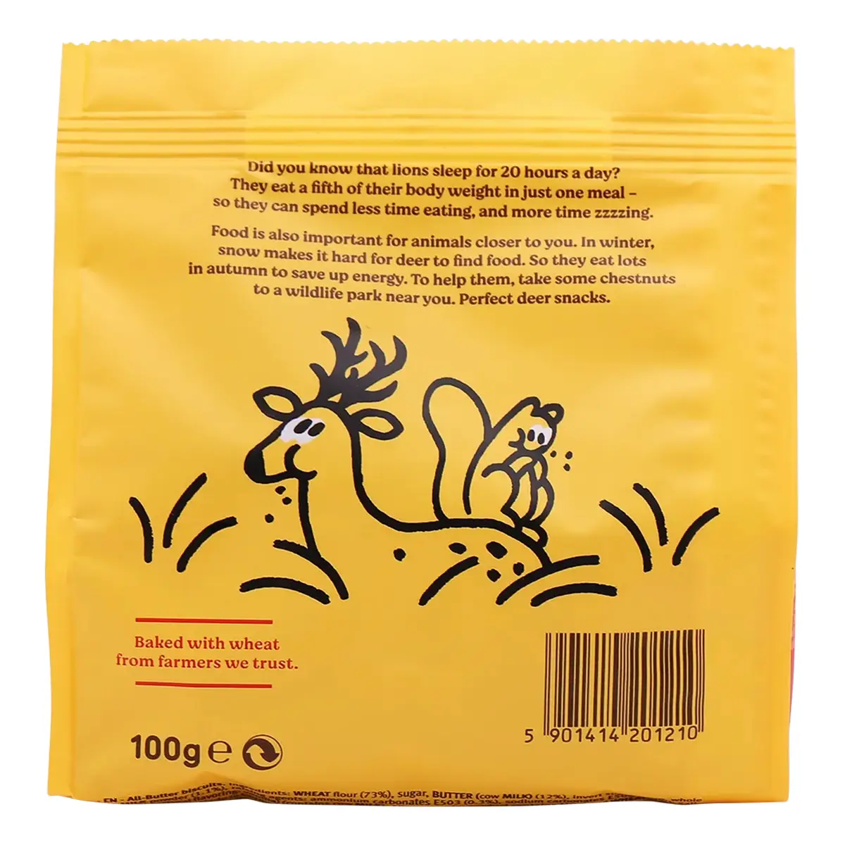Bahlsen Leibniz Zoo Biscuit Orignal 100 gm - view 3