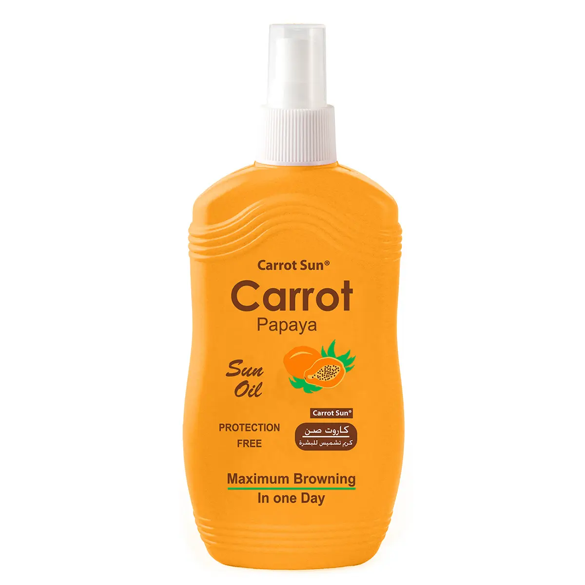 Carrot Sun Tan Oil Papaya 200 ml - view 1
