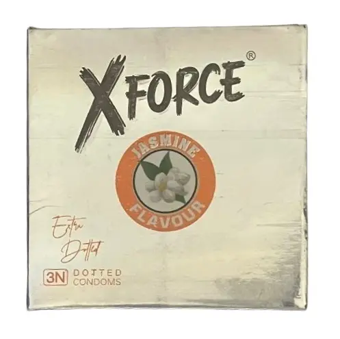 XForce Dotted Condom Jasmine 3 Pieces - view 1