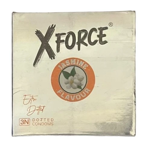 XForce Dotted Condom Jasmine 3 Pieces