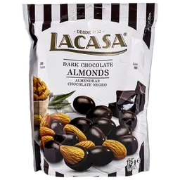 Lacasa Almond Coated with Dark Chocolate 125 gm