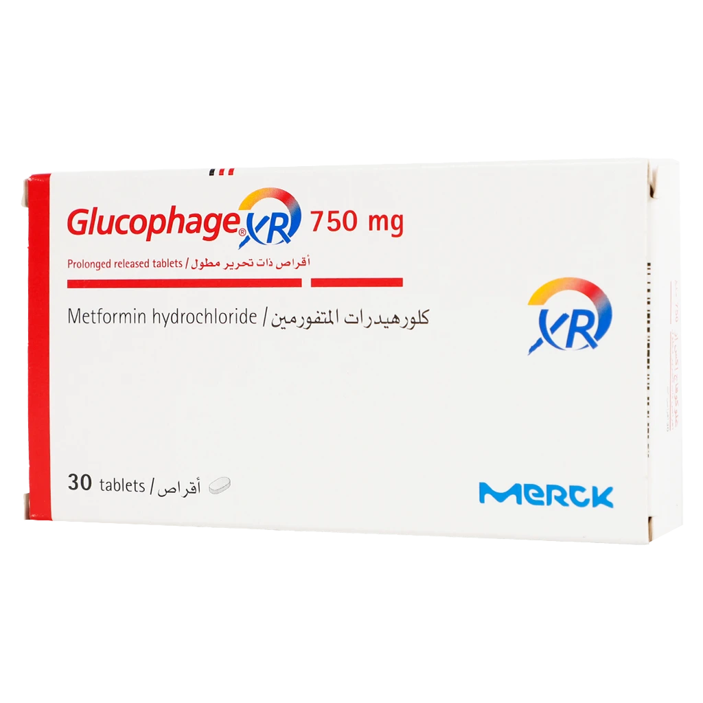 جلوكوفاج اكس ار 750 مجم 30 قرص