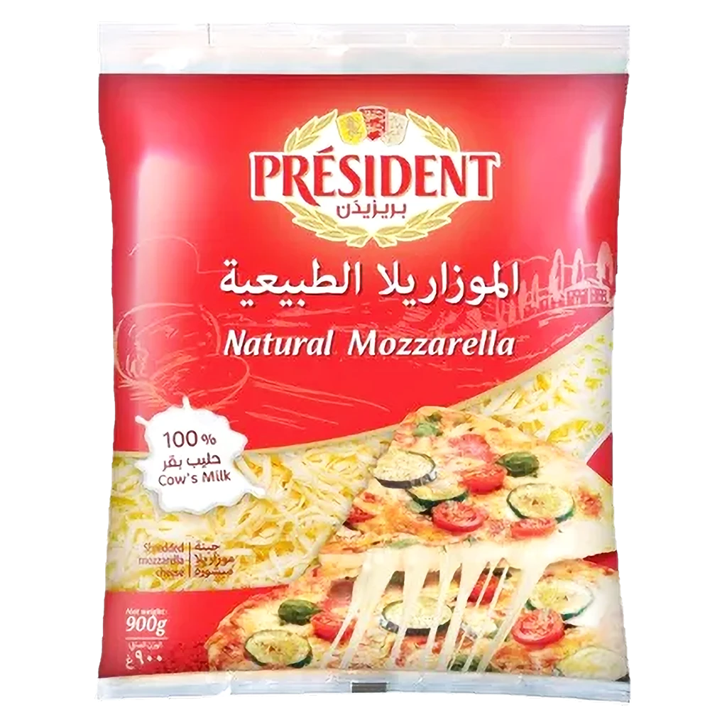 President Mozarilla Cheese Shreded 900 gr