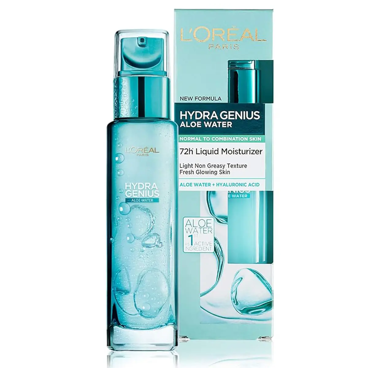 L'Oreal Paris Hydra Genius Aloe Water For Normal to Combination Skin 70ml - view 1