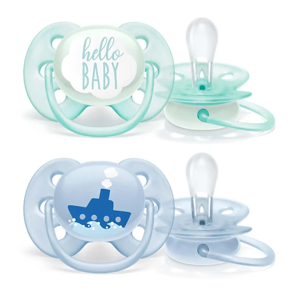 Philips Avent Ultra Soft Pacifier 0-6 month Boy - view 1