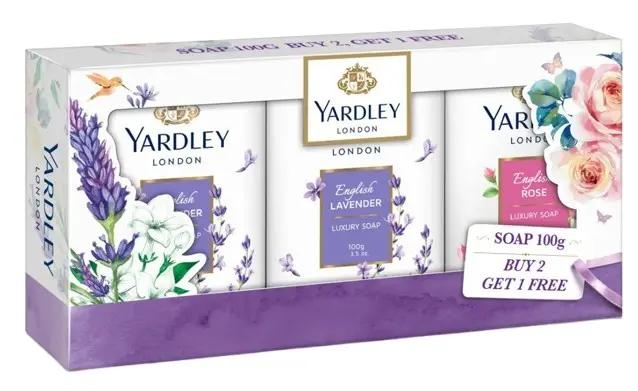 Yardley Bar Soap Assorted 100GmX3 - view 1