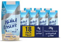 انشور حليب بنكهة الفانيلا  18 * 200  مل
